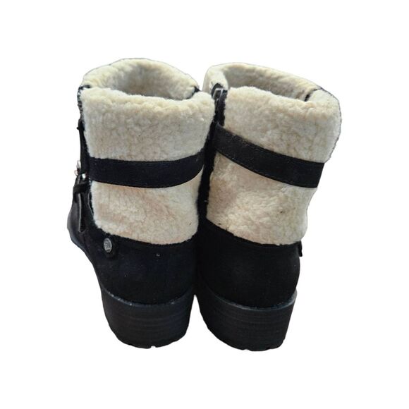 Liz Claiborne Jonsea Boots SZ 8.5 Ankle Boot Black - Picture 5 of 10